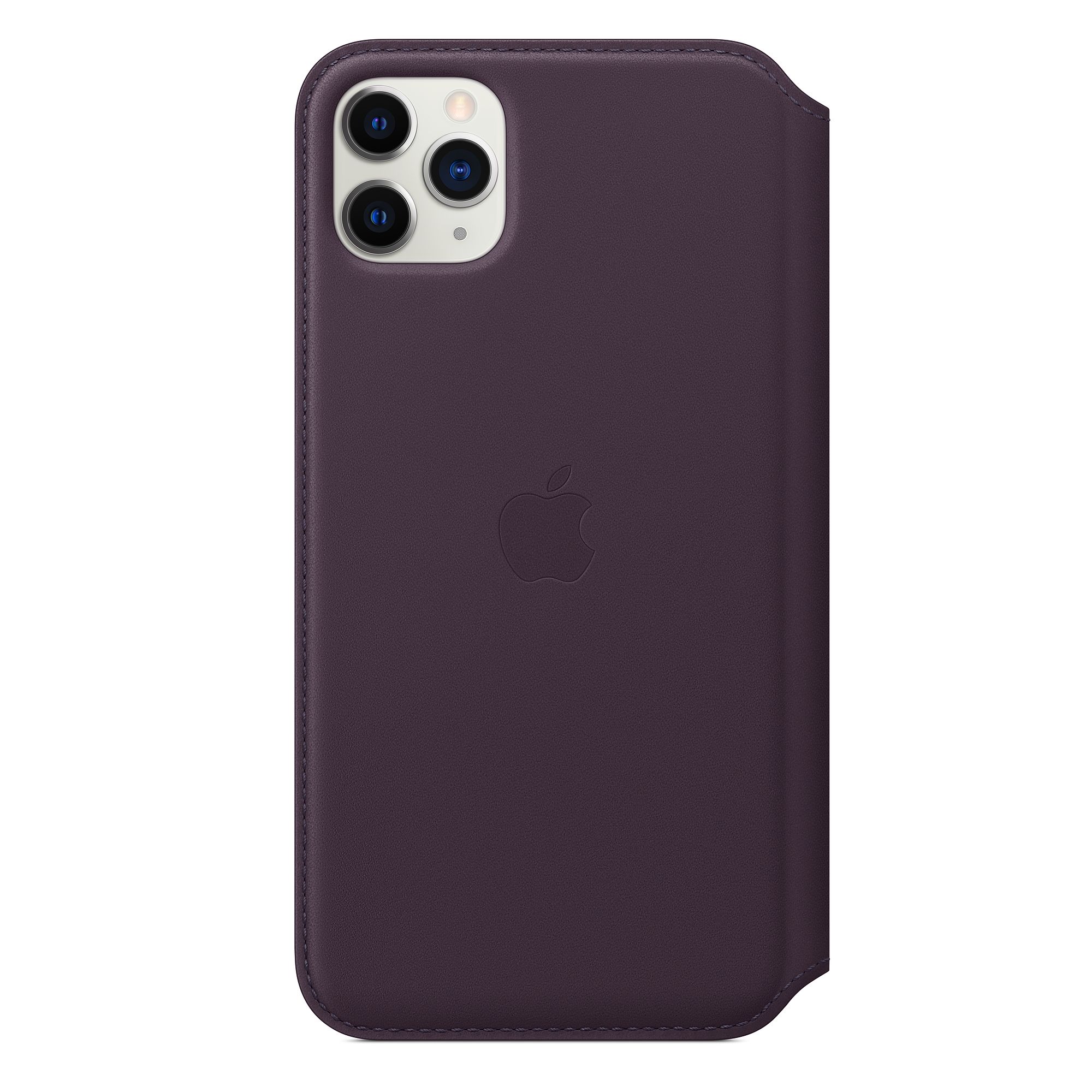 Чохол Apple Leather Folio for iPhone 11 Pro Max Aubergine MX092