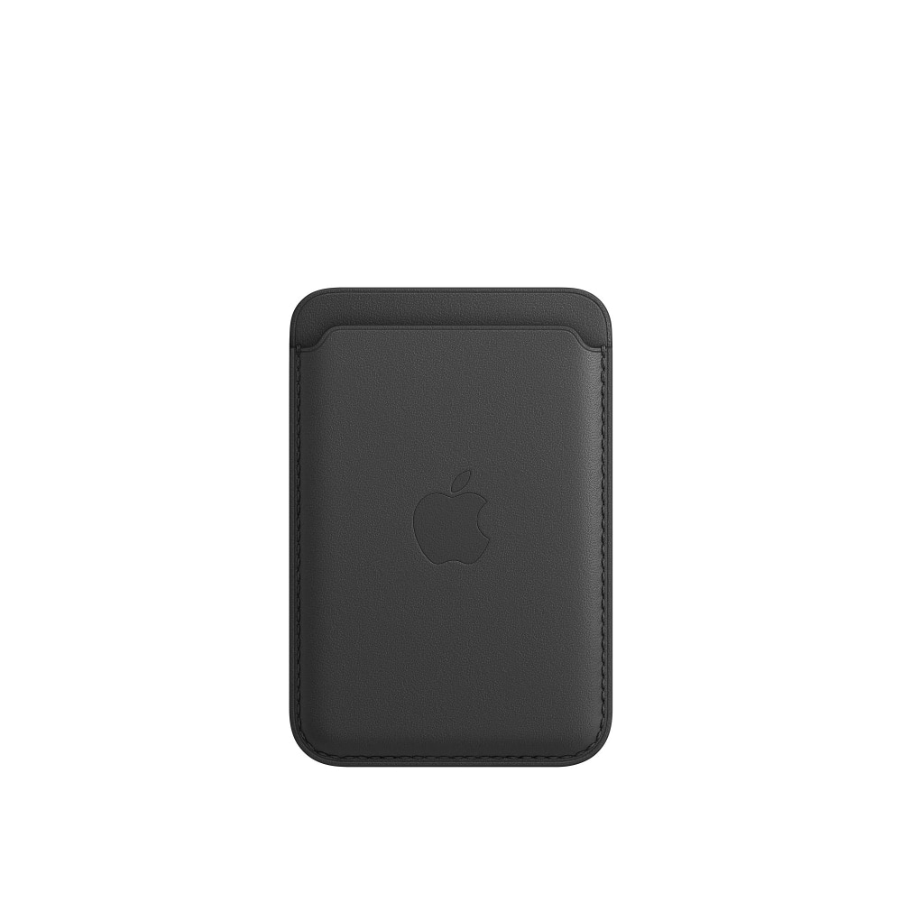 Чехол Apple для iPhone Leather Wallet with MagSafe Black MHLT3