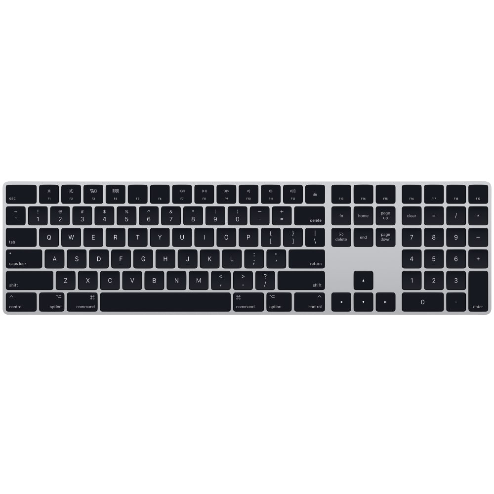 Клавіатура Apple Magic Keyboard with Numeric Keypad Silver/Gra...