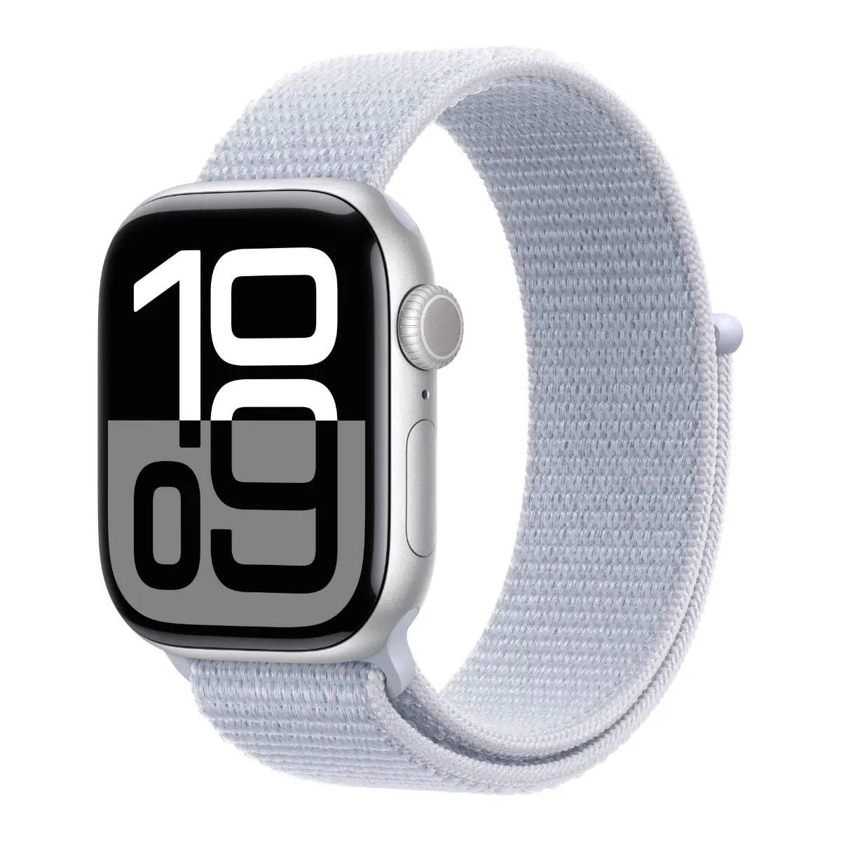 Смарт-годинник Apple Watch Series 10 GPS 42mm Silver Aluminum with Blue Cloud Sport Loop MWWD3