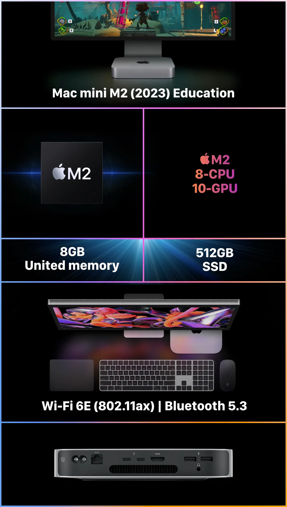 Apple Mac mini M2 (2023) Education Apple Mac mini M2 (2023) Education