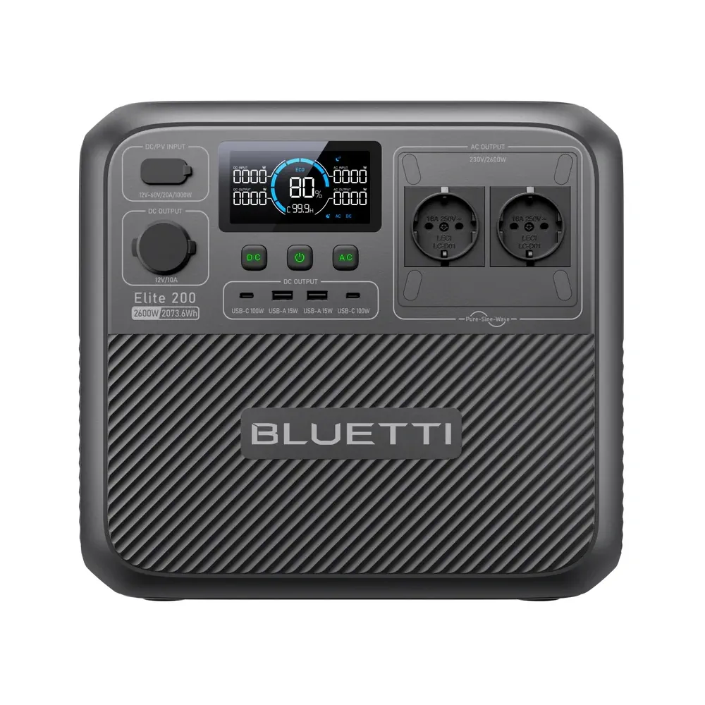 Зарядна станція BLUETTI Elite 200 V2 Portable Power Station (2073.6Wh) P-EL200V2