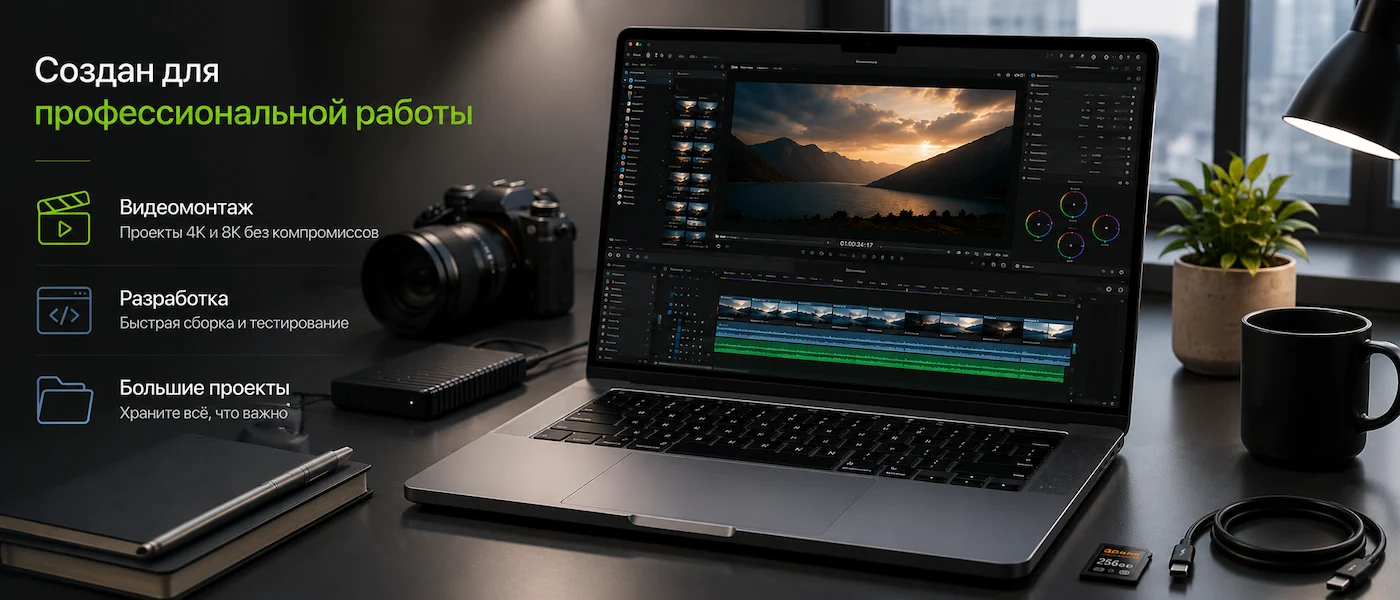 Профессиональная работа на MacBook Pro 14 M5 Pro